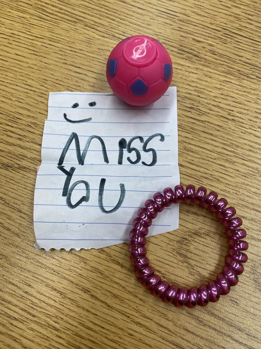 From a sweet first grader…❤️