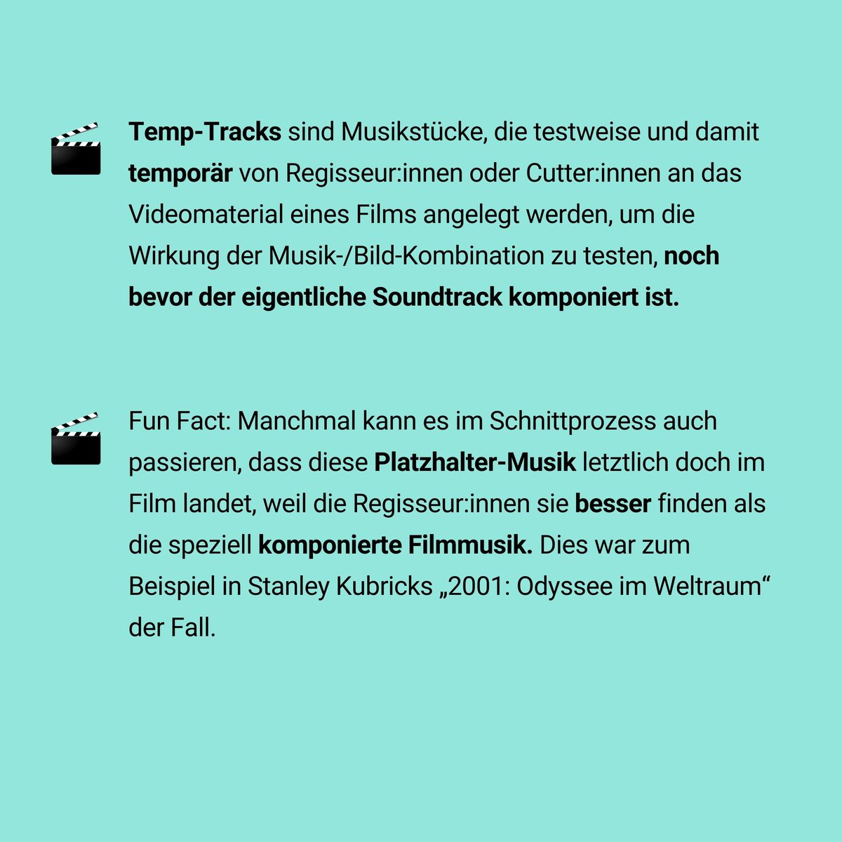 SKW_BW's tweet photo. Was sind eigentlich sogenannte "Temp-Tracks" und welche Funktion haben diese?
#filmbildung #skw #twlz #edubw #Musik #Temptracks https://t.co/2bwPOxhvOq
