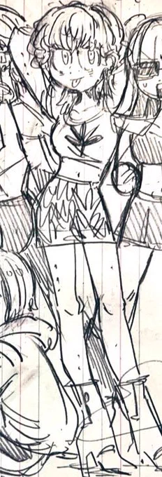エクレアチャンの擬人化を描く時クソノリノリなのが目に見えてわかる クレイジーな美人(技の元ネタが美女を表すことわざだからエクレアちゃんも勝手に美人だと思っているオタク)て描くの楽しいよね 