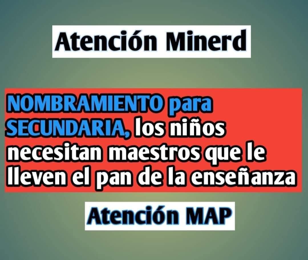 DeivissosaRD's tweet photo. Atención MINERD @RobertoFulcar @LigiaPrez20 @elnuevodiariord @ElDia_do @DiarioLibre @nuriapiera @EducacionRDo @ElNacionalRD @MapRDo https://t.co/VnklbSf73s