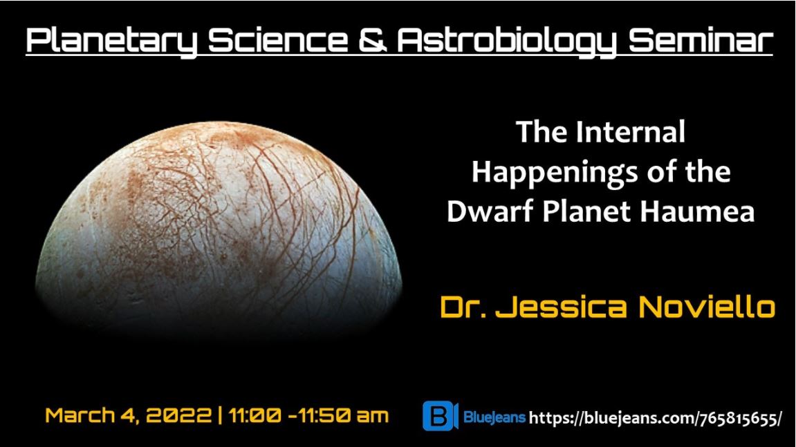 EAS Planetary \u0026 Astrobiology Seminar 