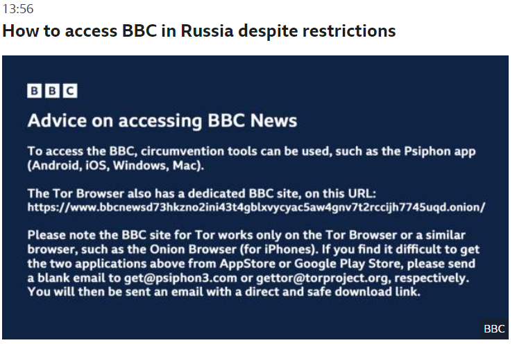 bibby_david's tweet photo. More info on how to access the BBC News service when it is restricted... https://t.co/puU1AEF8vB