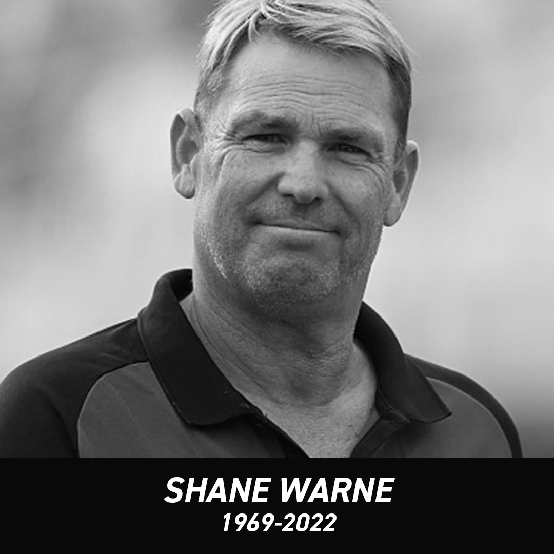 Simply can't believe we are writing this.

RIP Shane Warne, one of the game's best characters and finest bowlers.

Forever etched in Ashes history ✍️