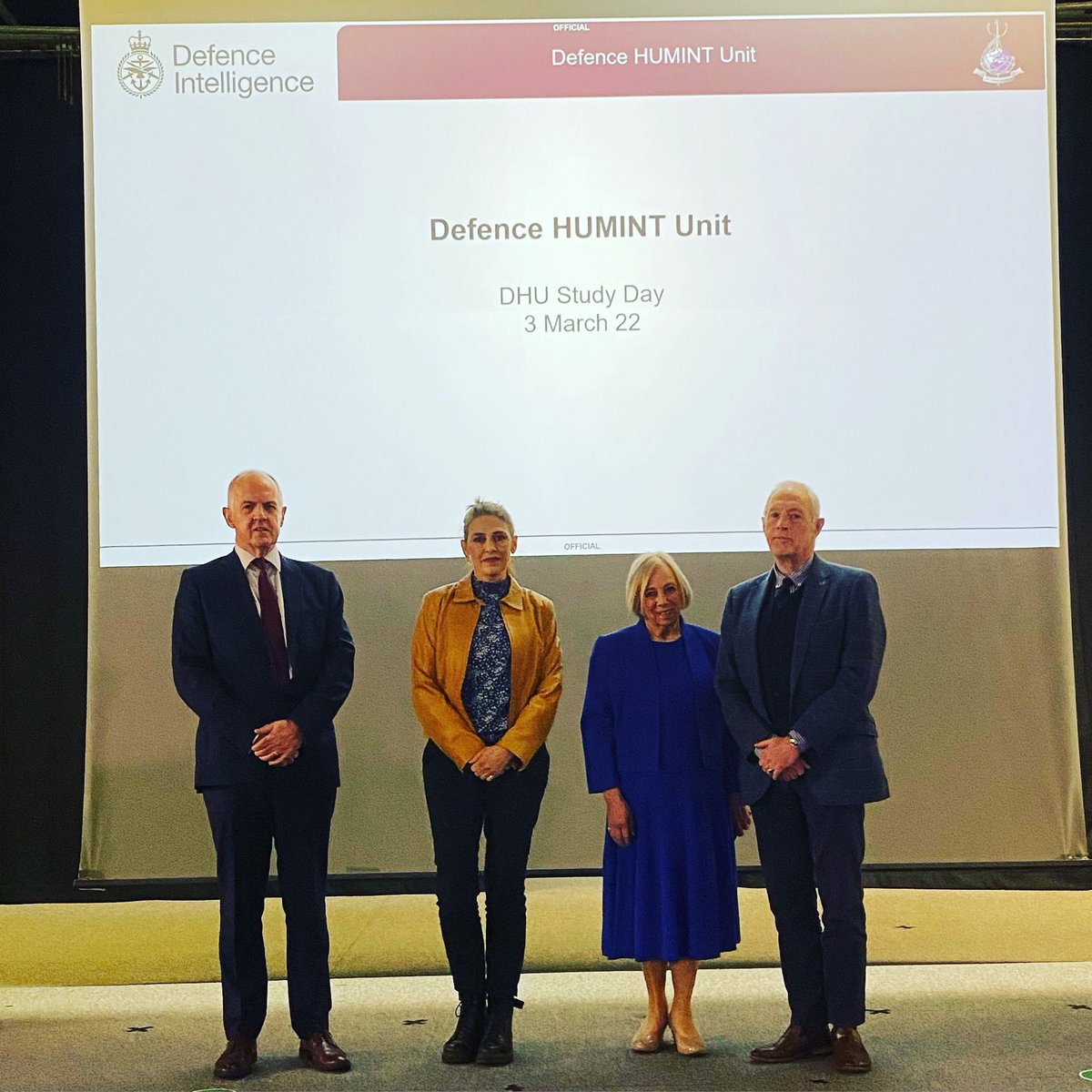 claremulley's tweet photo. Talking to the @BritishArmy #IntelligenceCorps at #rafchicksands yesterday, dressed in blue & yellow.
An honour to share a platform with Yvette Pitt, daughter #WW2 #SOE agent #yvonnecormeau.
C. 40% attending were women & fees split between #secretww2 learning network & #Ukraine https://t.co/uod2mrxedK