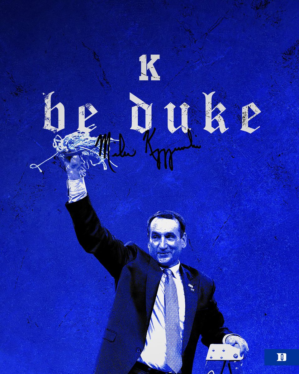 DukeMBB's tweet image. BE DUKE 🗣️🐐 #CoachK 👊
