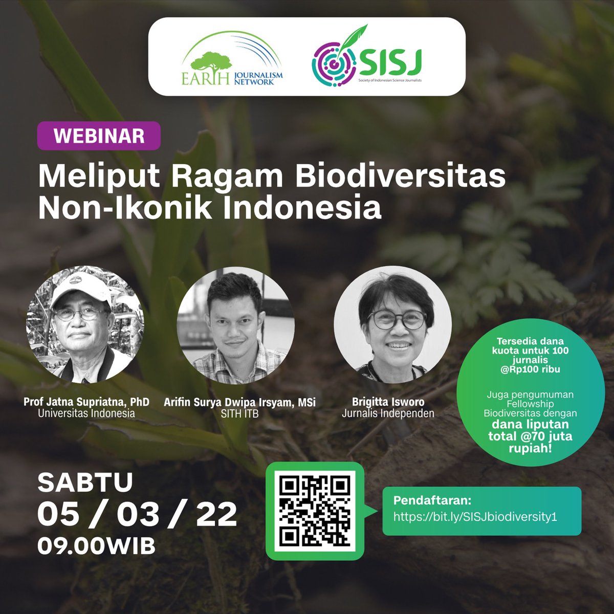 pendekarsilat11's tweet photo. Sooo very excited about this project that great hardworking journo colleagues at Society of Indonesian Science Journalists @jurnalisains run with the great supporter of enviro+science @earthjournalism. 

Long live biodiversity, science and quality journalism 📸📰🧬🔬 https://t.co/a9St8l6iYH