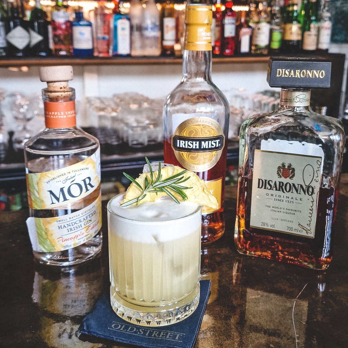 Old Street Restaurant (@oldstreetdublin) on Twitter photo WEEKEND COCKTAIL SPECIAL! Pineapple Mist with <a href="/MorIrishgin/">Mór Irish Gin</a> Pineapple Edition, <a href="/Disaronno_UK/">DISARONNO UK</a> , Irish Mist, splash of Lemon, Pineapple Juice, and a hint of Rosemary .. tastes like sunshine! #theneighbourhood #oldstreetdublin #oldstreetcocktails #sunnydays #sunshine WEEKEND COCKTAIL SPECIAL! Pineapple Mist with <a href="/MorIrishgin/">Mór Irish Gin</a> Pineapple Edition, <a href="/Disaronno_UK/">DISARONNO UK</a> , Irish Mist, splash of Lemon, Pineapple Juice, and a hint of Rosemary .. tastes like sunshine! #theneighbourhood #oldstreetdublin #oldstreetcocktails #sunnydays #sunshine