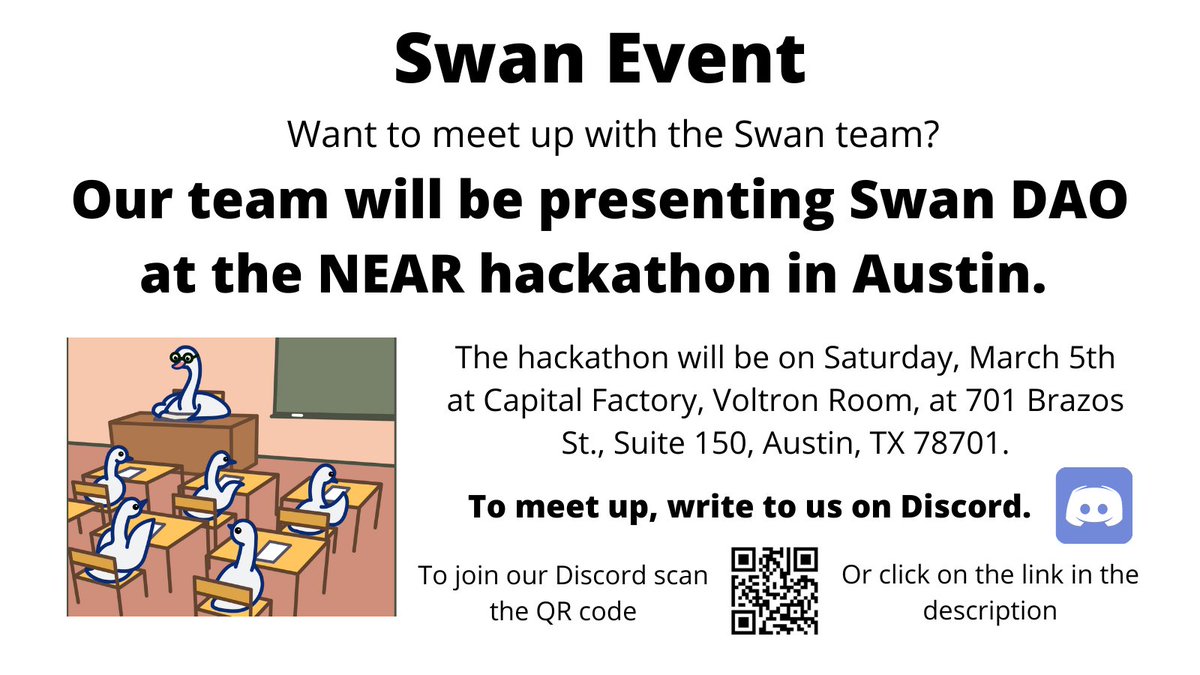 bevy_fund's tweet photo. We will be at the #NEARHackathon in Austin this Saturday. Contact us on Discord to meet up!
https://t.co/pHwUSIWsMb
#NEARTXBlockchain @nearprotocol @nearedu @txblockchain https://t.co/n7axBiktfi