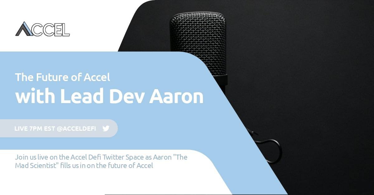 iamsueyoung's tweet photo. Join us tonight in @AccelDefi twitter space 🤩 with @MadSciCrypto! Every time he gets on the mic he always speaks volumes 🤓 #twitterspace #NFT #Metaverse #CRYPTO #ACCEL $ACCEL https://t.co/XiLSMrT41I