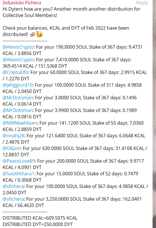 medium.com/@DoYourTip/col…
one year ago we partner with <a href="/PhantasmaChain/">Phantasma Phoenix</a>. 
Since then our users been tipping to each others $soul $kcal and #NFT 
using t.me/tipply_bot allow you to stake $soul and receive monthly $dyt and $kcal dividends.
explorer.phantasma.io/tx/6ABC48F65AD…