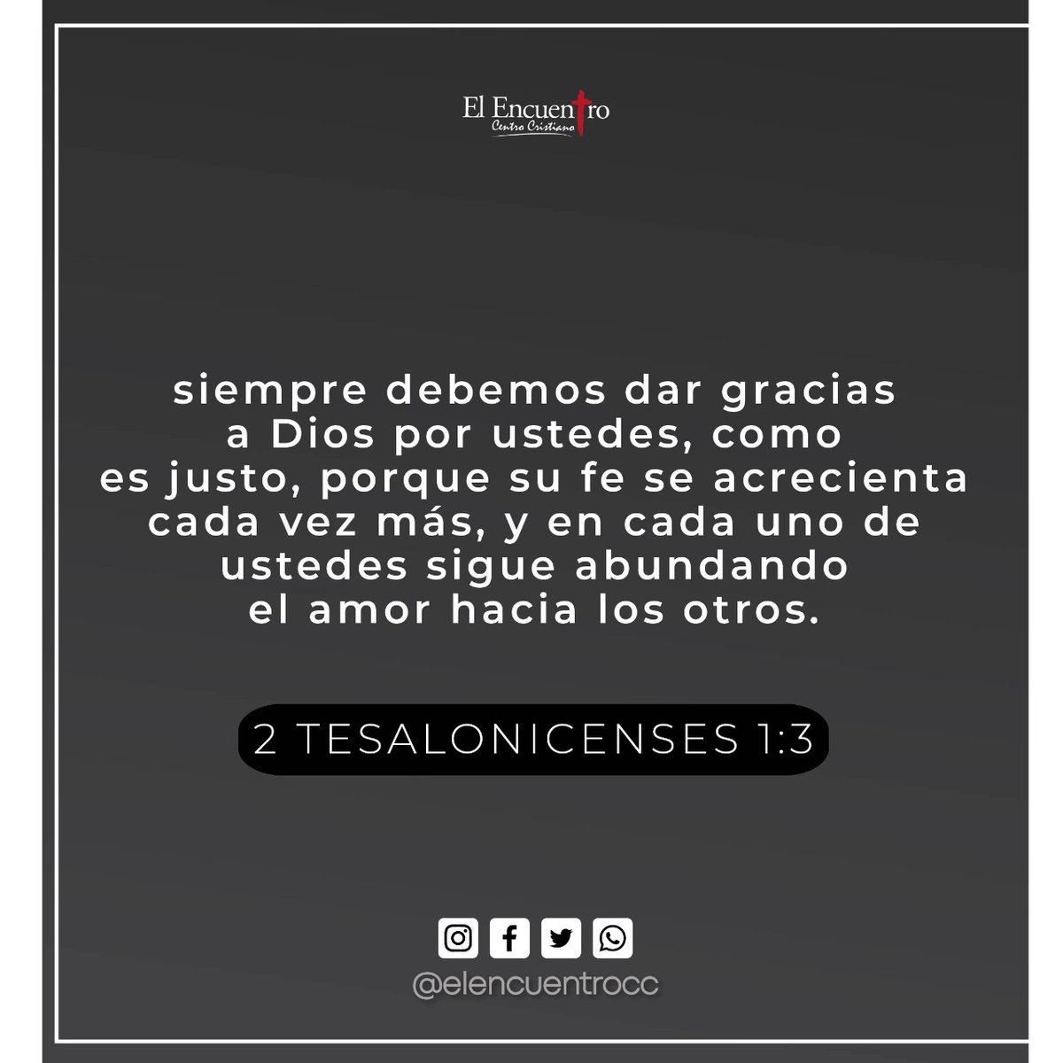 ElEncuentroCC's tweet photo. FE EN AUMENTO ✅

#ElEncuentro #ConLaPalabra 📖 https://t.co/J6rIVMQida