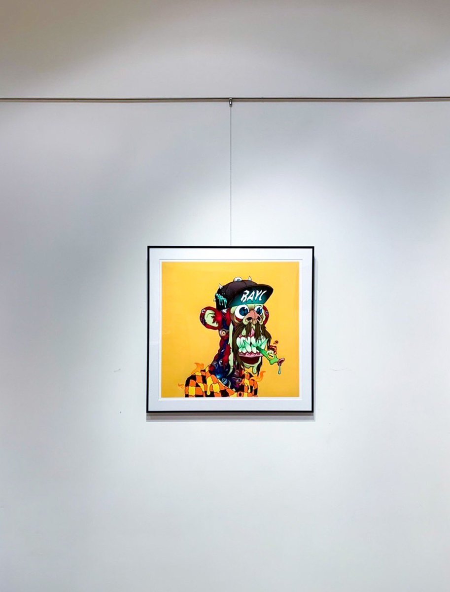 BryantChao_'s tweet photo. Bored Ape taking over art scene !? Pt.2
Would you hang these in your crib ?  
@BoredApeYC 
#MutantApeYachtClub https://t.co/ZZbh3nWqaj