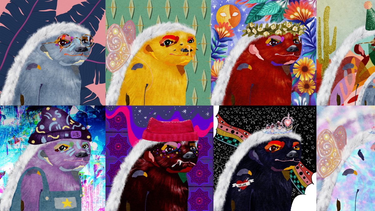 Only 4 days to go until one of my dearest friends in the NFT space, @G_DAnderson launches <a href="/HoneyBadgesNFT/">Honey Badges</a>, with art by the out-of-this-worldly talented <a href="/aslanruby/">SARANA</a> and a mission which should be the precedent for all NFT projects! 🐾🚀🐾 (1/4)