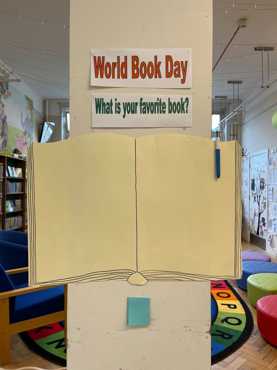 BurgRdLibrary's tweet photo. #WorldBookDay 🌎📚
In honour of #worldbookday2022 (Thursday 3 March) we have put up this display for our visitors to contribute to.

It'll be up in the library for a limited period, so come along and let us know what your #FavouriteBook is! 

#BurgessRoadLibrary https://t.co/yBJELbik7W