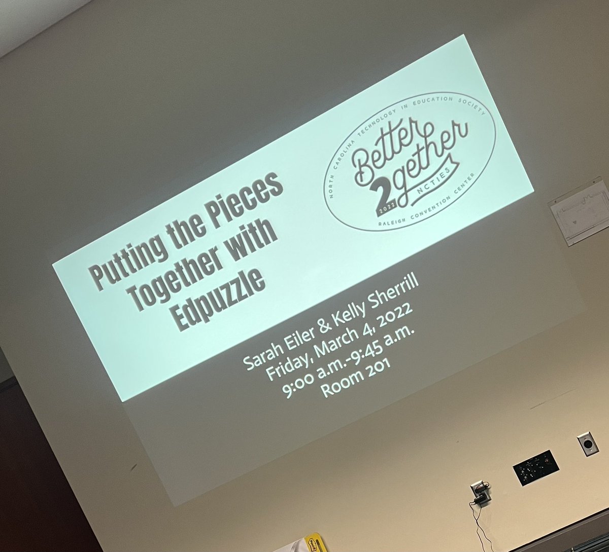 Hey <a href="/edpuzzle/">Edpuzzle</a> … you have two amazing presenters on your hands! Sarah Eiler and Kelly Sherrill were the definition of “failing forward” and pushing on even through technical difficulties! I loved <a href="/edpuzzle/">Edpuzzle</a> before…. But man! These ladies for the win! #NCTIES22