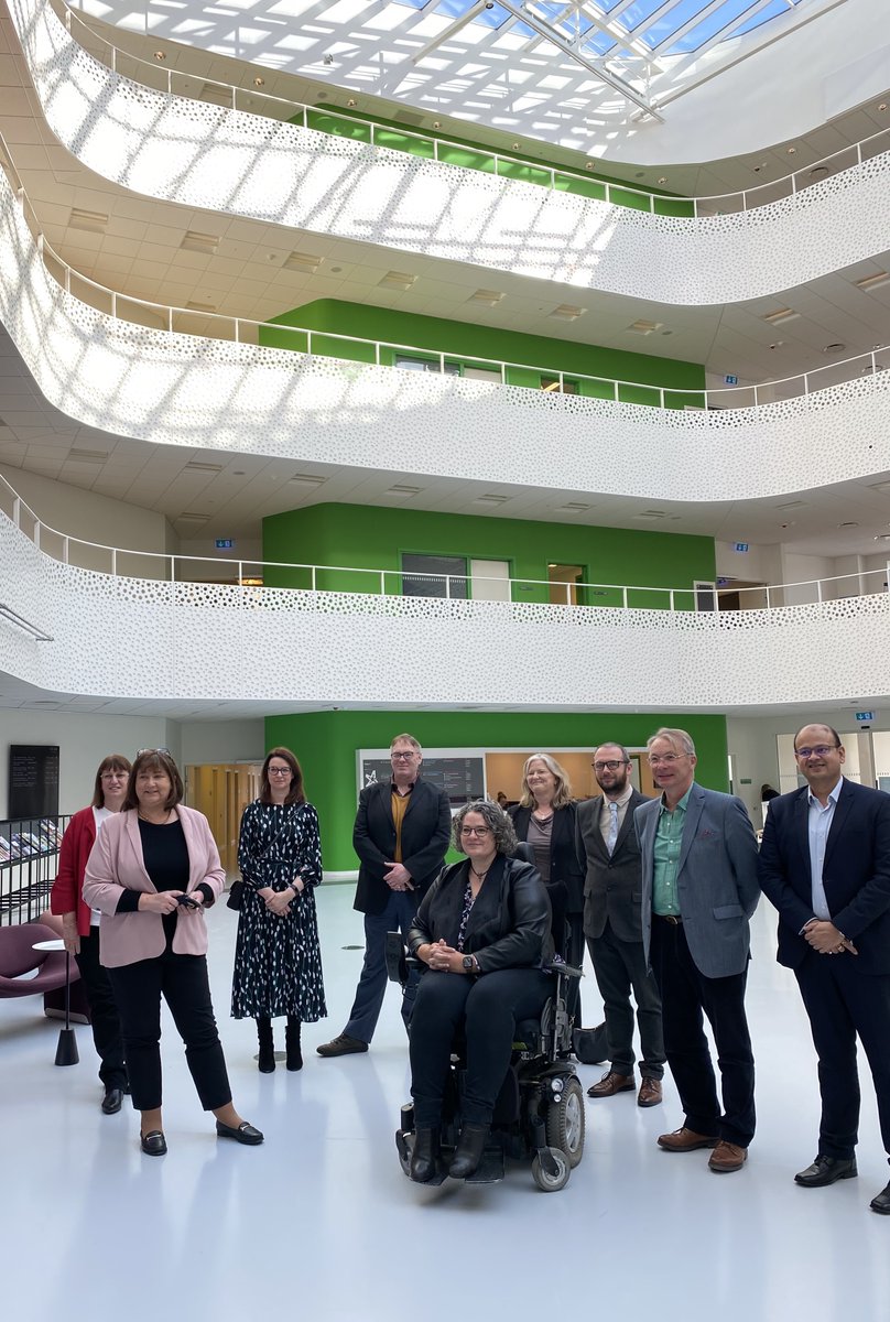 HealthcareDK's tweet photo. Great discussions about #assistedliving between @SifHolst &amp; @AnneRabbitte at the world's most accessible office building. Healthcare DENMARK is happy to have had the opportunity to facilitate such an energetic exchange of ideas and look forward to continue the dialogue! https://t.co/5kxfzZGgvT