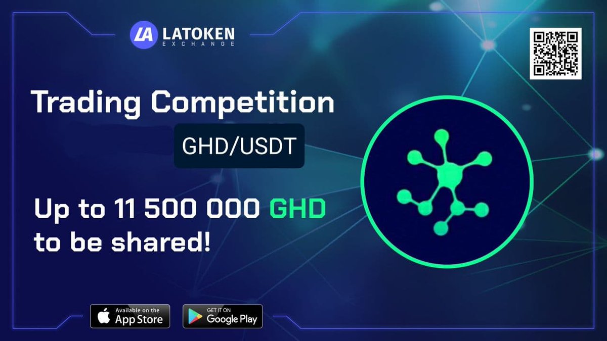 Giftedhands | GHD Trading Competition 💰

Trade 500,000 or more GHD tokens on #LATOKEN and all eligible traders will get a share of 11,500,000 GHD crypto.

Trade big to earn big!
🏆 go.latoken.com/7ot