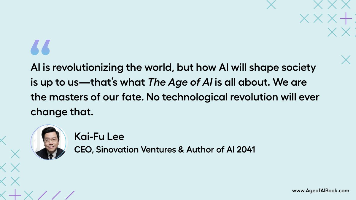 In which ways can we begin to shape the way #AI is utilized now to benefit society in the future? Let us know your thoughts below! ageofaibook.com 

#AgeofAI #artificialintelligence #futureofai