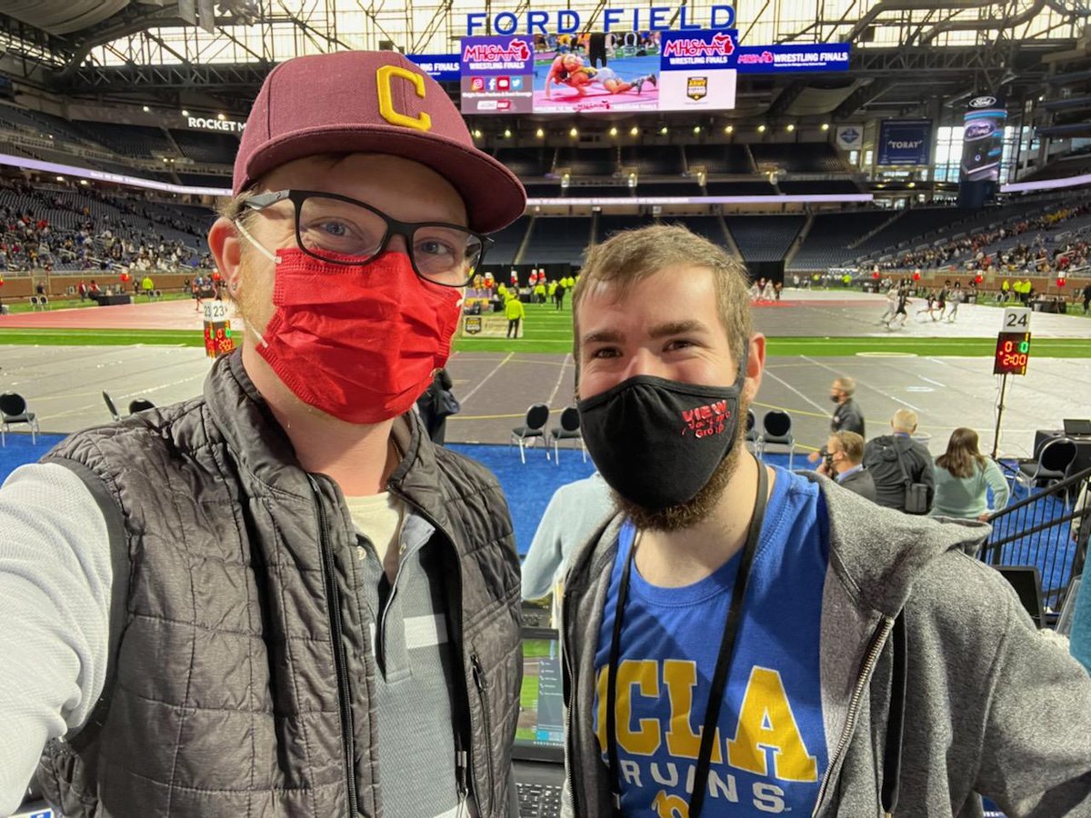 We are LIVE from Ford Field today! Stay tuned for complete updates from Day 1 of the Individual wrestling state finals. Round by round updates to come today on this thread. Follow @ChastainAJ for photo &amp; video updates throughout the day! <a href="/greenvilledn/">Daily News</a>