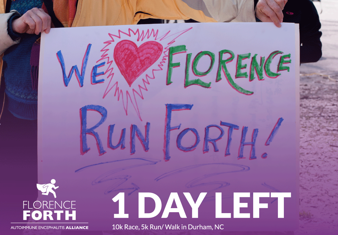 AE Alliance Fact: We have a social media following of 7,894 learning, sharing and raising awareness for AE.

Your participation in Florence Forth and donations allow us to answer questions for those impacted by AE.