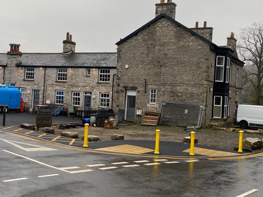 A collection point for donations of food, blankets, toiletries and small hardware supplies is being set up by Border Trucks and Recycling Lives in the building next to The Factory Tap off Aynam Road in Kendal. These supplies will be sent out to help Ukrainian refugees. (1/2)