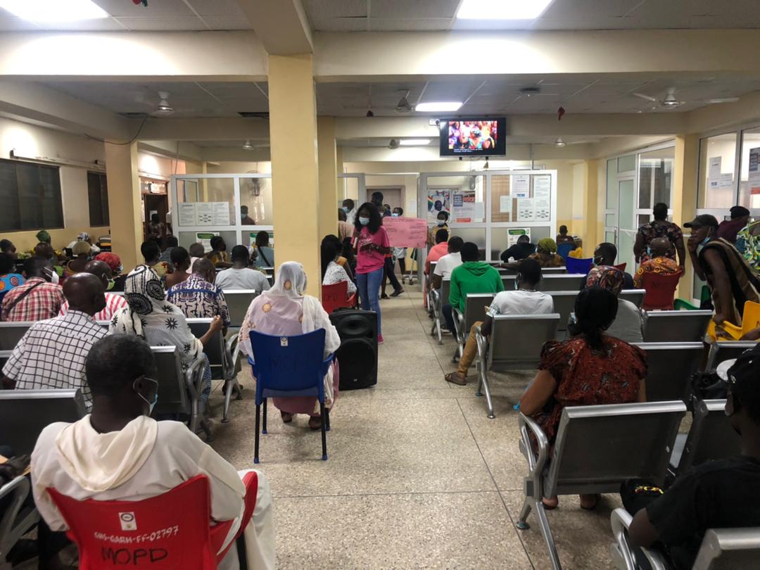 cpcridge's tweet photo. 🧠 Today we created awareness on dyslexia at the Greater Accra Regional Hospital’s main OPD and the ANC/ PNC OPD. https://t.co/QgCn783LkL