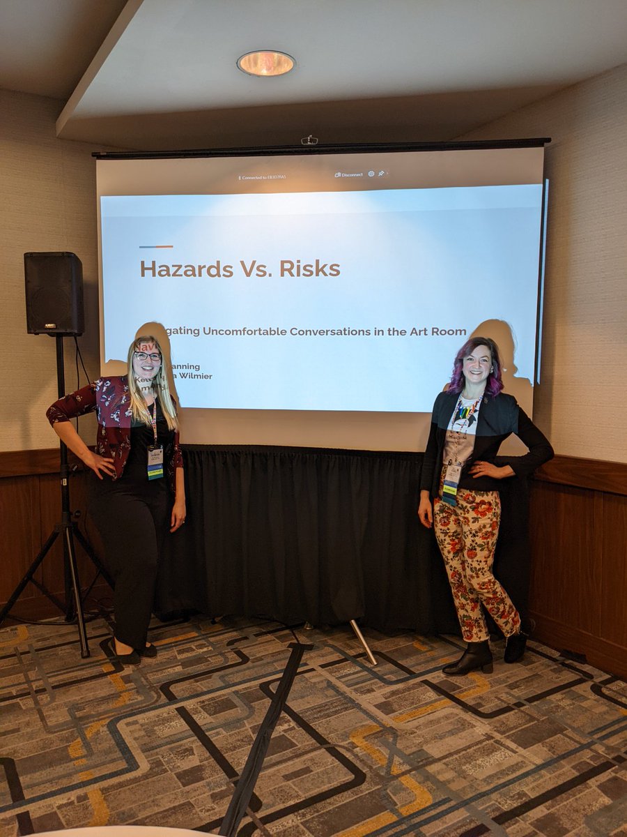 HWES_ArtClass's tweet image. Presentation was a success with a full house! Great turnout and awesome feedback! @HuntersWoodsES @FCPSfinearts #NAEA22 #arteducation