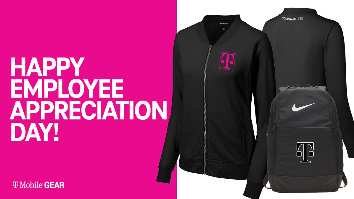 Jon Freier (@jonfreier) on Twitter photo Every day at <a href="/TMobile/">T-Mobile</a> is #EmployeeAppreciationDay, today just happens to be when we formally celebrate! Team: shoutout your city, town, store, CEC, or market & tag a colleague. On Mon., I’ll select a few of you to win this PERSONALIZED jacket & backpack! THANK YOU for all you do! Every day at <a href="/TMobile/">T-Mobile</a> is #EmployeeAppreciationDay, today just happens to be when we formally celebrate! Team: shoutout your city, town, store, CEC, or market & tag a colleague. On Mon., I’ll select a few of you to win this PERSONALIZED jacket & backpack! THANK YOU for all you do!
