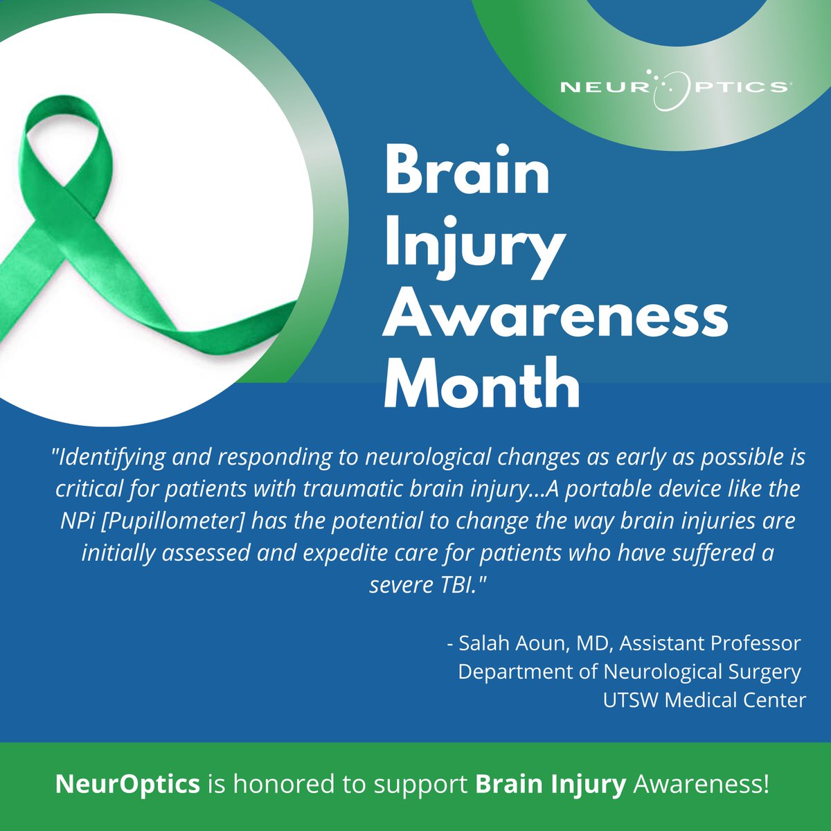 NeurOpticsInc's tweet photo. #TBI is a major cause of death and disability globally and in the U.S.
#NeurOptics is joining the worldwide effort to increase brain injury awareness this month and improve patient care.
Learn more: https://t.co/LzAQrW4i6g, https://t.co/WWsTGxsAKl
#medtwitter @biaamerica https://t.co/Cw6hYfh1w8