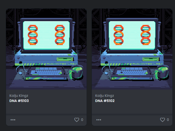 TheChadRocks's tweet photo. Big News! The @CryptoZombiez_ @KaijuKingz are having babies! Two babies are incubating and we can't wait to be undead parents!
#cryptozombiez #zombiez #kaijukingz #kaiju #breeding https://t.co/8PLpQdE6u5