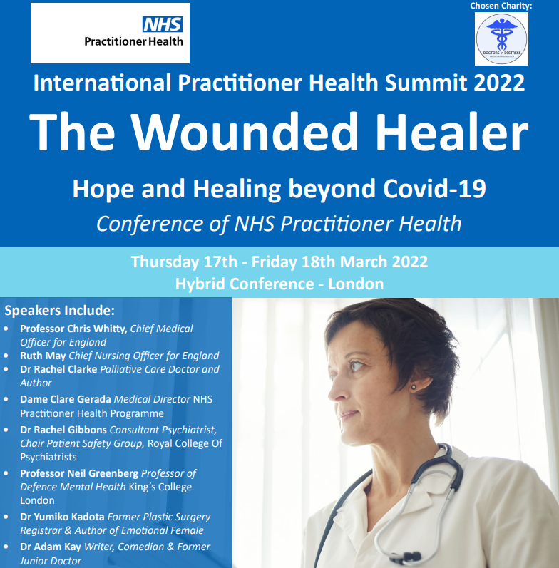 We're looking forward to attending @NHSPracHealth
 #WoundedHealer2022 on 17 March.

Head of advisory services, @FryarCaroline will be delivering a talk on supporting doctors in medico-legal difficulty.

Book to attend in-person or online here: ow.ly/uQTq50HFnlR