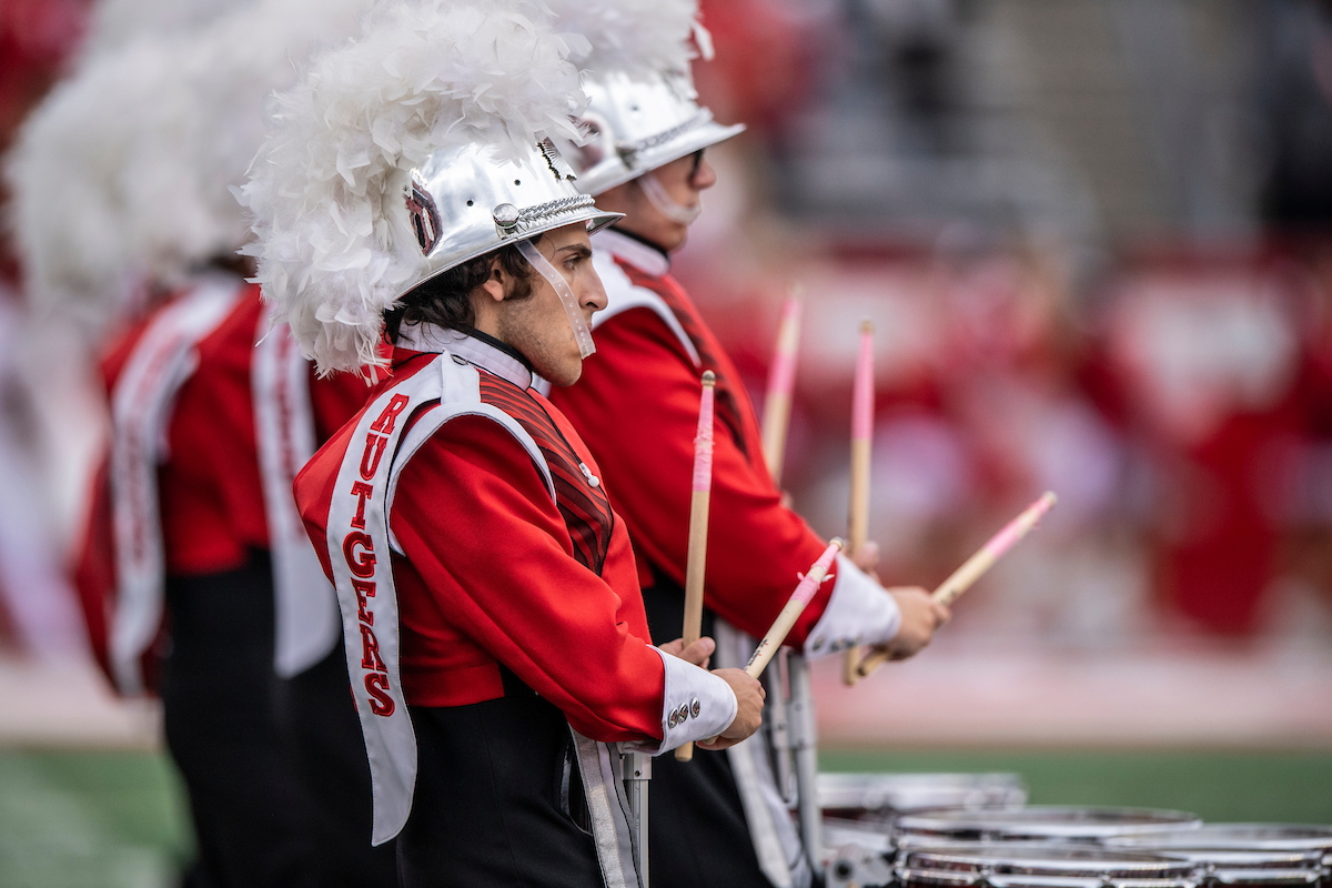 RUAthletics's tweet photo. No better time to celebrate the @RUMarchingBand than on #MarchingMusicDay! https://t.co/lmjDjH3LPv