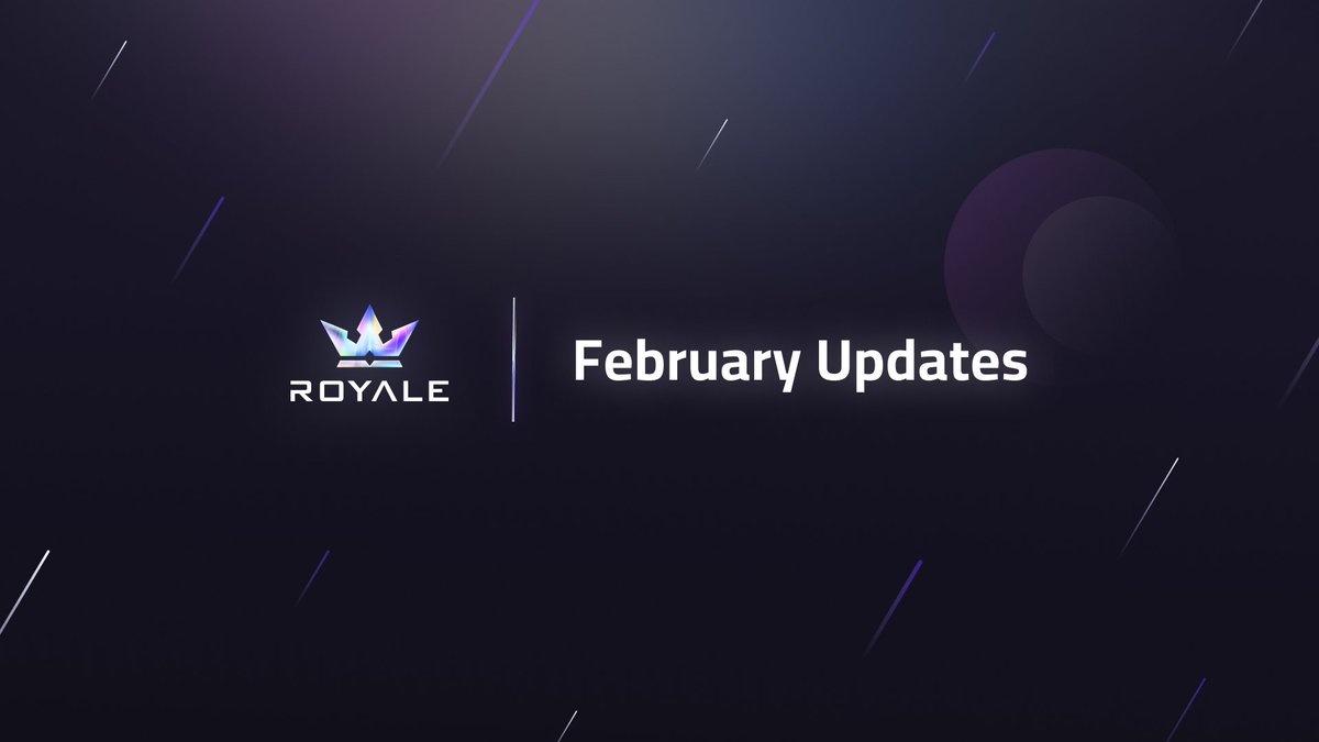 Royalegamepad's tweet photo. February recap😎
What happened in February?

💎Roadmap 2022 https://t.co/qFH6CvF5Ae
💎Twitter Space AMA https://t.co/BQoBQA5sek
💎Settler Tier Unvieled https://t.co/J09fZ5pY5v

Every day we're inching closer to a full-scale IGO launchpad!

🔗Read details here: *link* https://t.co/66FjNk96FL