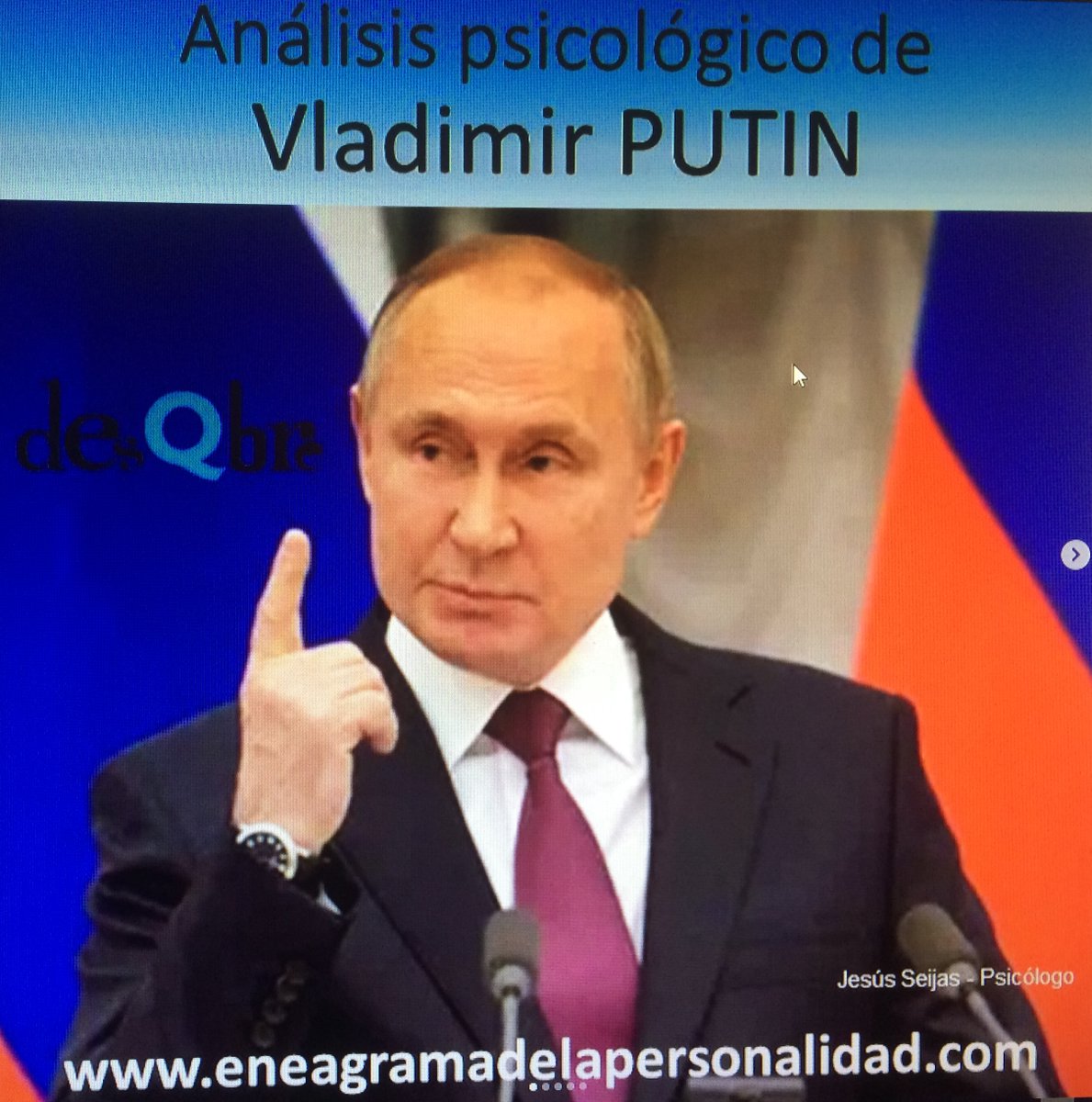 Rafama53's tweet photo. Según el modelo de perfil de personalidad Eneagrama, Putin es Eneatipo 8: se cree elegido, vive a la defensiva, es inteligente y a su vez es un líder negativo; cualquier intento de llevarle la contraria es entendido como un ataque que debe ser repelido...Más información👇 https://t.co/ZRCrLxvtqd