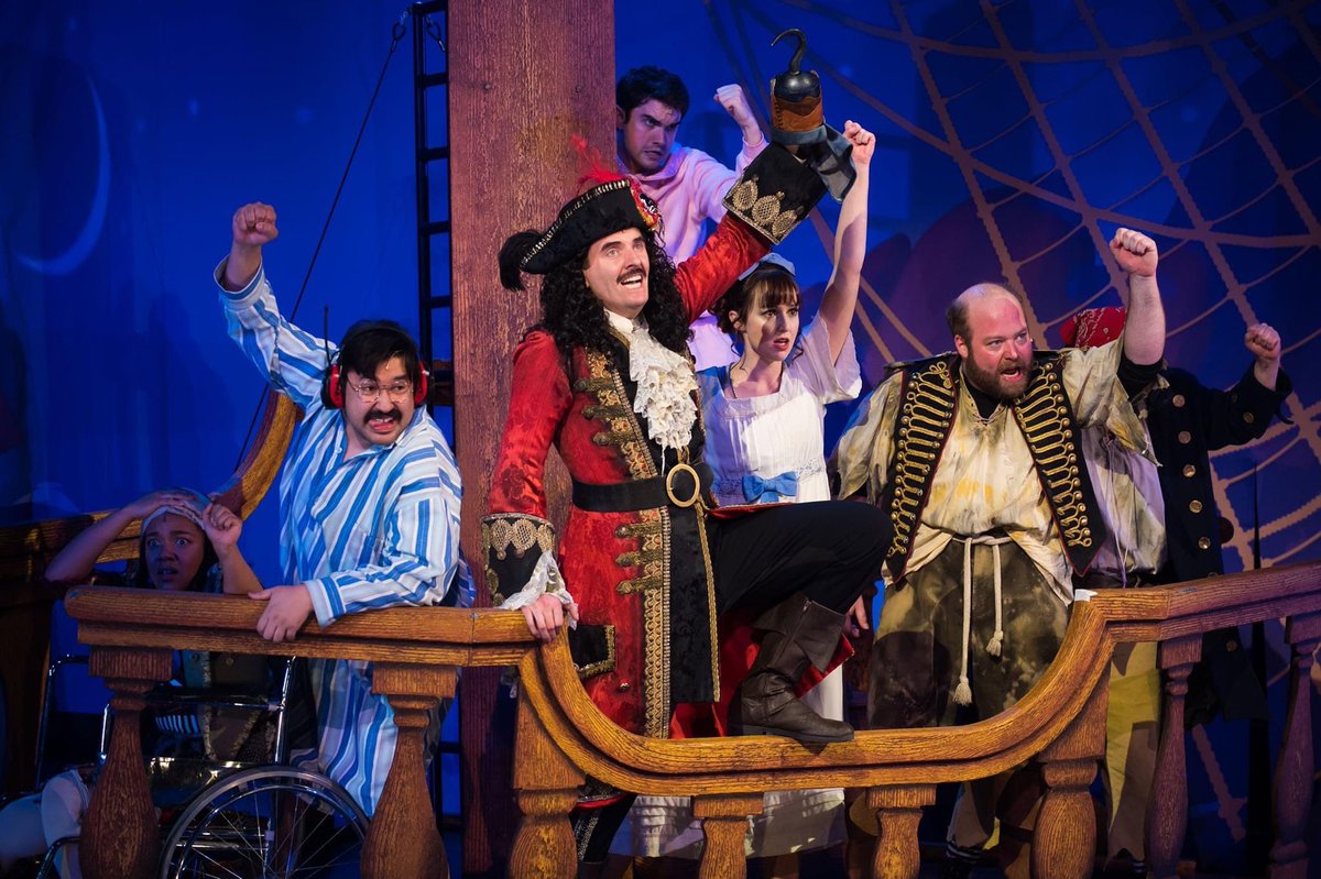 AlexandraBrynn_'s tweet photo. 2 years later and we’ve finally opened the North American premiere of #PeterPanGoesWrong at @citadeltheatreyeg. It took some serious faith and trust and fairy dust but we did it! I’m honoured to be working with a cast and crew of brilliant people. #mischieftheatre https://t.co/uKycK3I8H1