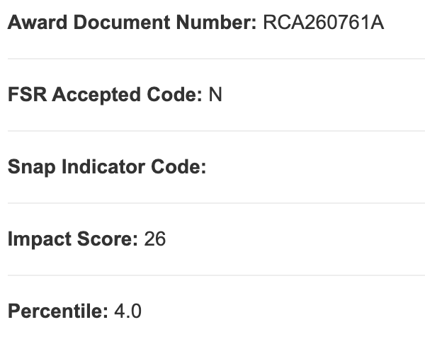 evilarsan's tweet image. 🥁Got the results of the R01 yesterday and I decided to wait and log in again today to be sure that I was not dreaming! Awesome 💥 job of the entire #VilarLab @Charles_M_Bowen @AnaMBolivarA @laurareyesuribe @FahriyeDuzagac Krishna Sinha