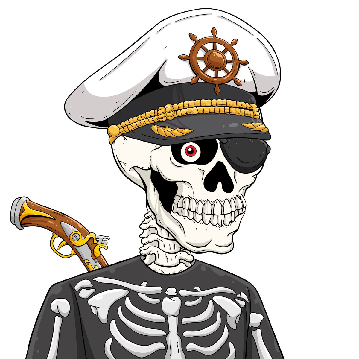 I love the details in this Capitan❤️‍🔥

🕒‼️The discord is only open for another ~48h 🏴‍☠️
discord.gg/ZKEkBcn9fS

Y'all super early!!
#nftgiveaway #nftart #nftdrop #NFTartist #womeninnfts