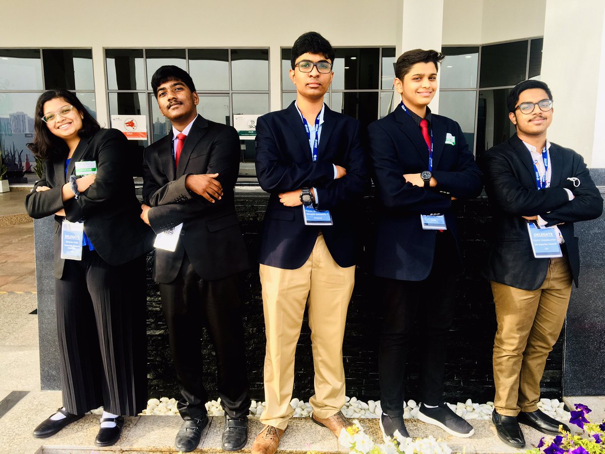 divya_joyce's tweet photo. Academic simulation of the United Nation @GWAcademyChi and our Delegates nailed with their suave and swag. Kudos tigers @gemsnms_alkhail @Fatima_Martin @JayarajVenetia @TeresaRusten @mohsinsarina @nmsmiddleschool #GWAMUN https://t.co/5jd5hepNOF