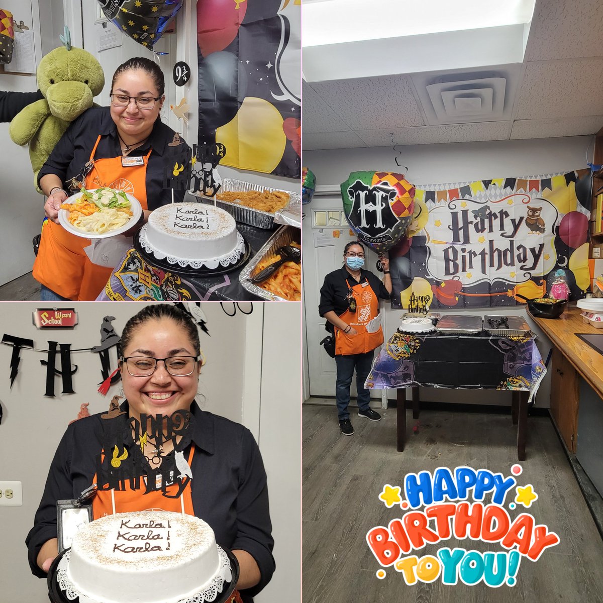 Happiest of Birthdays to our favorite Ops Manager!!! Hope you have a Great Day!! From Store 1911 ! <a href="/kpl_93/">Karla Lopez</a> <a href="/ezzyavila/">Esmeralda Avila</a> <a href="/PabloMarin2326/">Pablo Marin</a> <a href="/LilyGSV/">Lydia Garcia</a> <a href="/D65Hutch/">Gary Hutchinson</a> @LemmaTony <a href="/MikeRousek/">Mike Rousek</a> <a href="/HomeDepot/">The Home Depot</a> <a href="/1911Cicero/">1911 Cicero</a> #HappyBirthday #homedepot #yourock #HarryPotter #weloveyou
