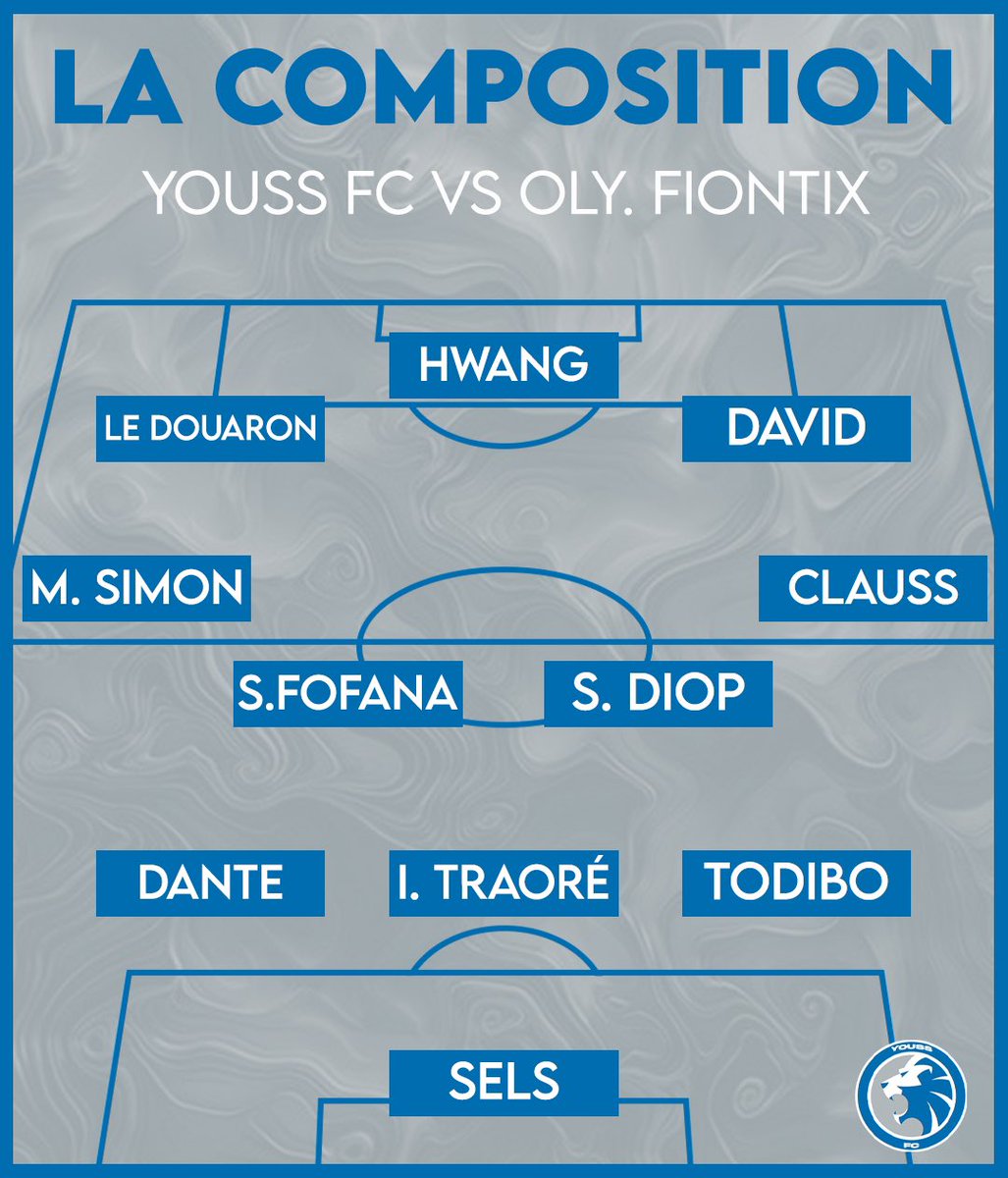 YoussFC_'s tweet photo. OFFICIEL | La composition contre l’ @Oly_Fiontix ! 

#VISCAYFC | #OLFYFC https://t.co/iGua29YMx1