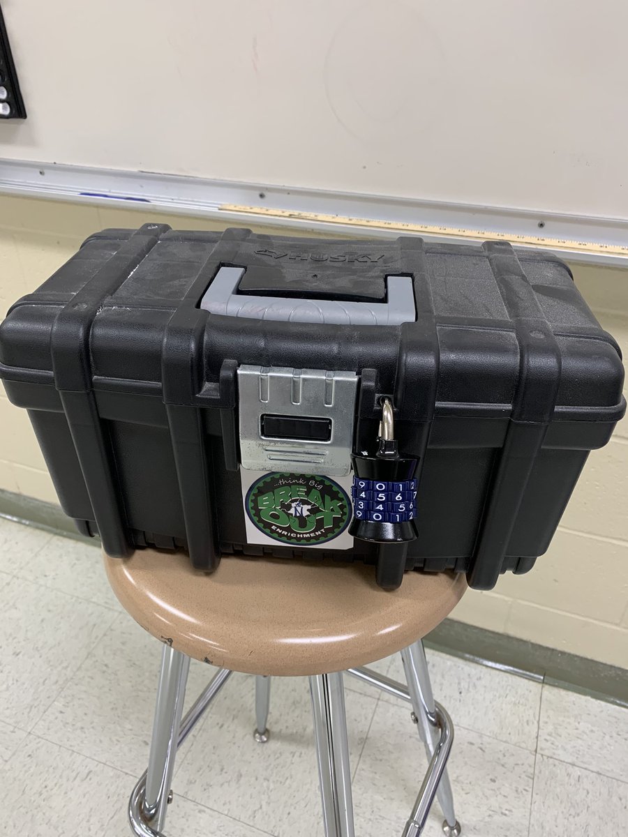 Mrs_ParsonsSA's tweet photo. It’s Friday so it’s break out day in GT ELA. Using their problem solving skills to answer questions and solve the clues. 🔎 @NISDGTAA #skyhawkpride #middleschoolGT https://t.co/IqC51eUzia