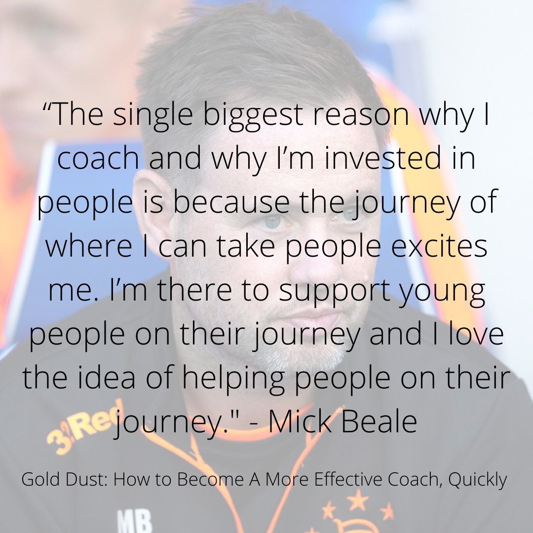 As <a href="/MichaelBeale/">Michael Beale</a> said in our book, he coaches because he is invested in people and he is excited about helping people on their journey.

#SundayShare