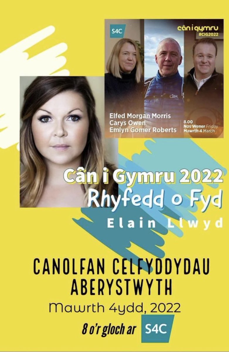 SyrHughOwen's tweet photo. Does ond un gân i gefnogi a pleidleisio iddi heno ar Cân i Gymru. Cefnogwch gyn-ddisgybl yr ysgol yn canu a dau riant sydd wedi bod yn brysur yn cyfansoddi. #elain #carys #emlyn #poblwc #CIG2022 🏴󠁧󠁢󠁷󠁬󠁳󠁿👍🏻 https://t.co/bGzuggtp1a