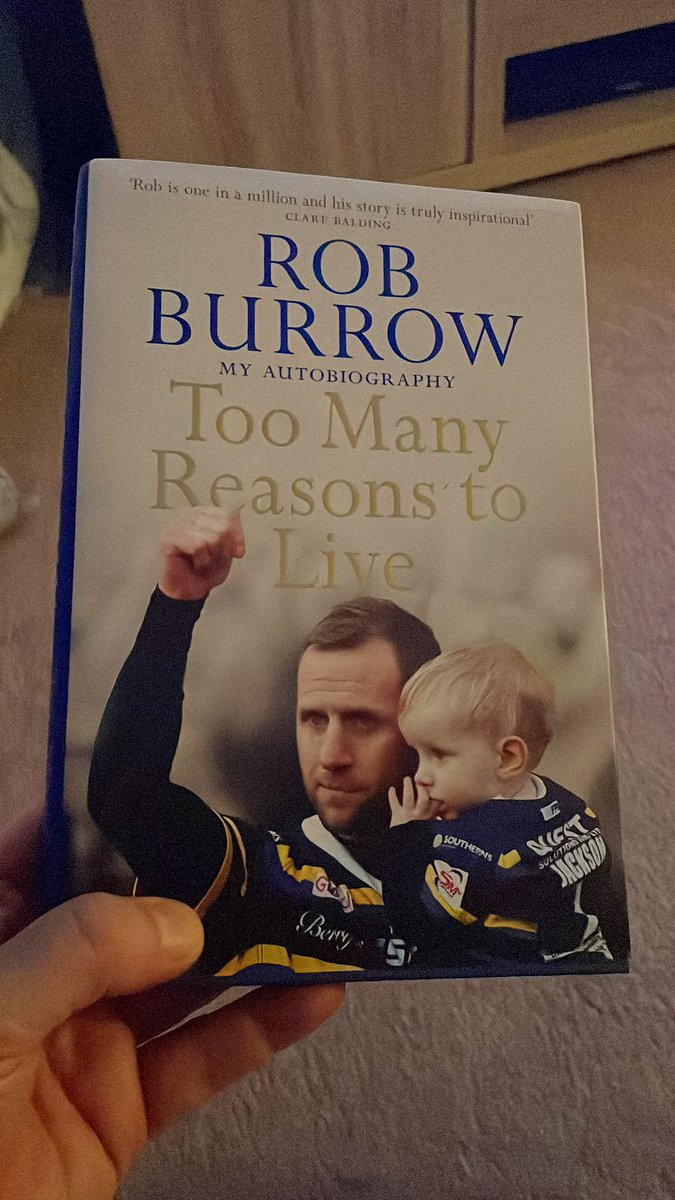 peteraripley's tweet photo. @Rob7Burrow what a book , what a man , what a family . https://t.co/8a59AmWaW7