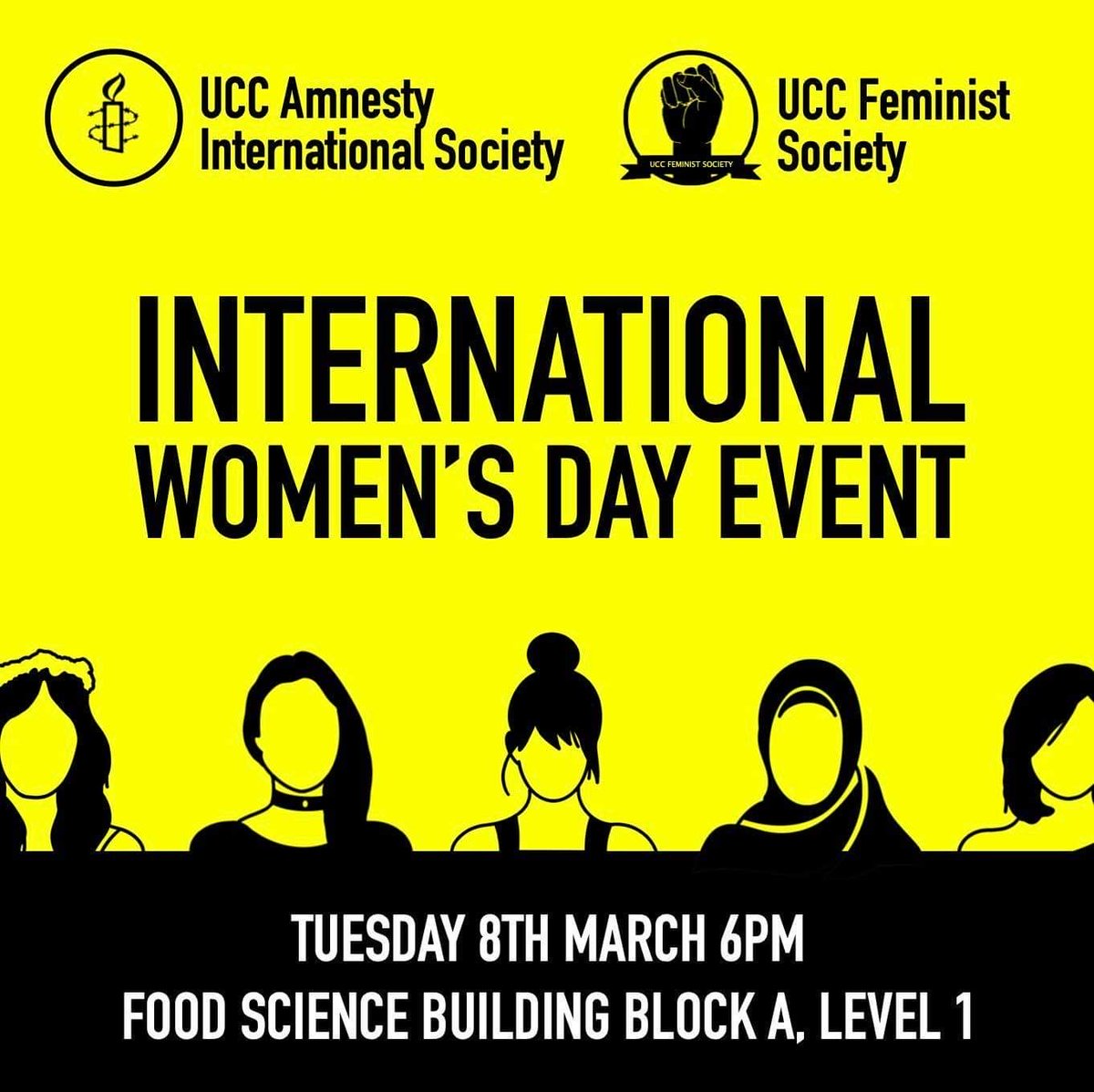 UCCAmnesty's tweet photo. Celebrate International Women’s Day at our collaborative event with  @UCCFemSoc .
We’ll be discussing the recent @AmnestyIreland report on structural violence in sex work in Ireland with guest speaker followed by a badge and zine making workshop hosted by artist @an_na_mar ! https://t.co/JDdCqQ8I5x