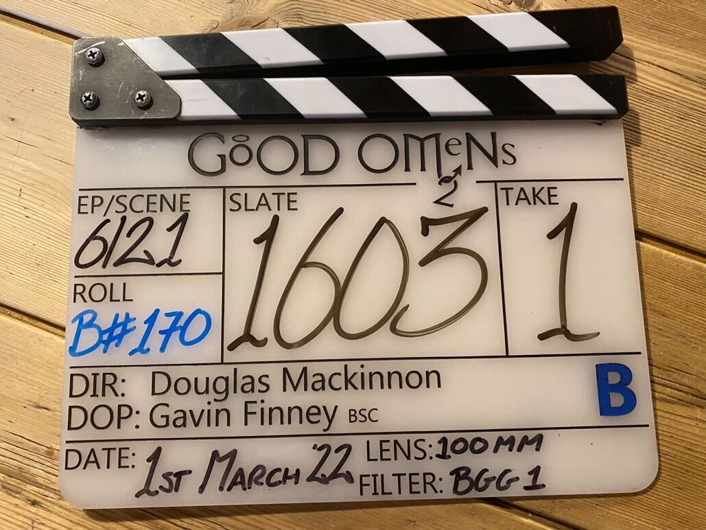 Welcome back to the end times (almost). #GoodOmens Season 2 has officially wrapped production.