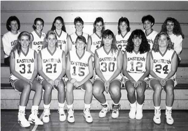 EOUALUMNI's tweet photo. Celebrating the 50th anniversary of Title IX and Women's History month with a #FlashbackFriday to women's athletics in 1991. #womeninsports #eouathletics #womenshistorymonth #titleIX #eoualumni #gomountaineers #alumnihistory https://t.co/5kmlRmbcap