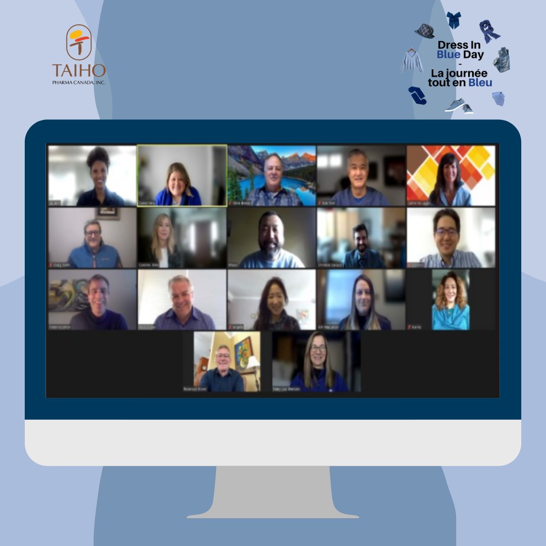 coloncanada's tweet photo. Today is #DressInBlueDay! Check out how teams across Canada participated in the movement. Together we can make a difference! Head to https://t.co/LeCFJO2A84. Thank you to the @AmgenCanadaGM and @TaihoOncology teams for sharing their pics with us!
#marchtogetscreened #dressinblue https://t.co/wrmlaINfQs