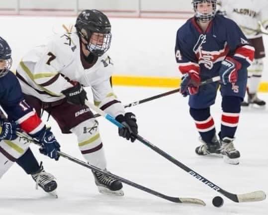 MPSPanthers's tweet photo. Good Luck to MHS Sophomore Mallory Farrell who has a girls’ hockey playoff game tonight at 8:30 at NESC. #GoMallory 🏒🥅 https://t.co/AMo0dyOkO0
