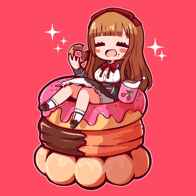 ドーナツに腰掛けて

#ちぇり絵 